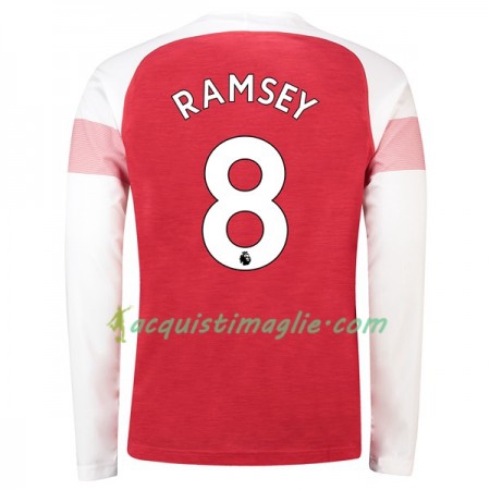 Divisa di Calcio Arsenal Ramsey 8 Prima 2018/2019 Manica Lunga